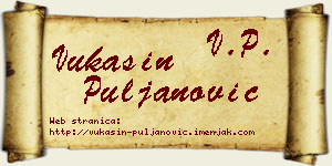 Vukašin Puljanović vizit kartica